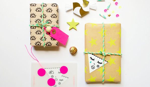 Eat Drink Chic Wrapping Paper