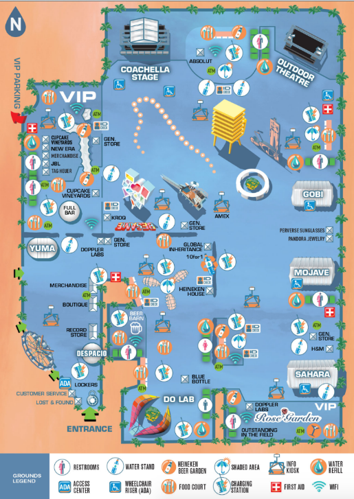 Coachella map