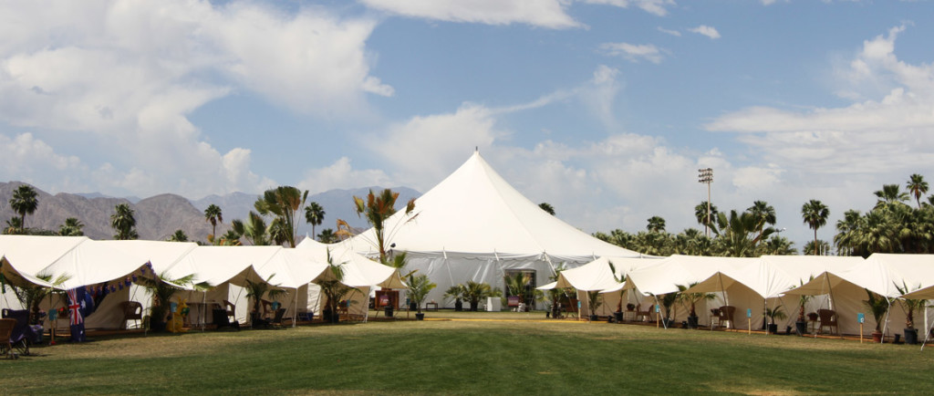 Coachella safari tents