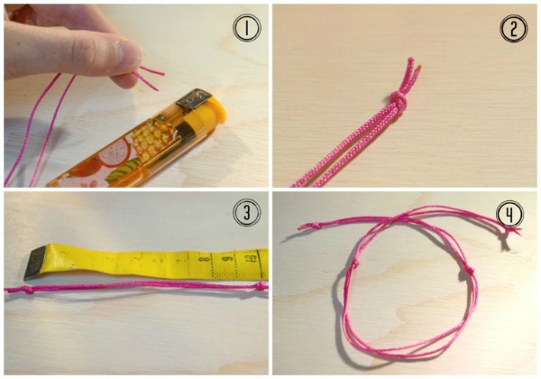 diy tutorial stap voor stap armbandjes zelf maken van macrame draad makkelijk