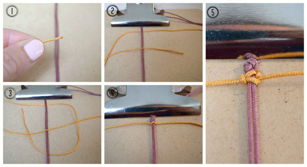 zelf een twee kleurige macrame knoop armband maken - diy tutorial stap voor stap zelf maken - sieraden diy