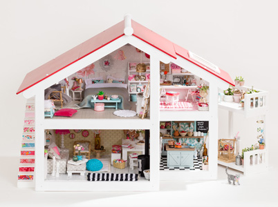 zelf een poppenhuis maken met meubels interieur cadeau tip kinderen vrouw - houten meubels maken poppen
