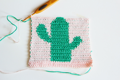 Haakpatroon Tapestry Crochet Cactus stap11-1